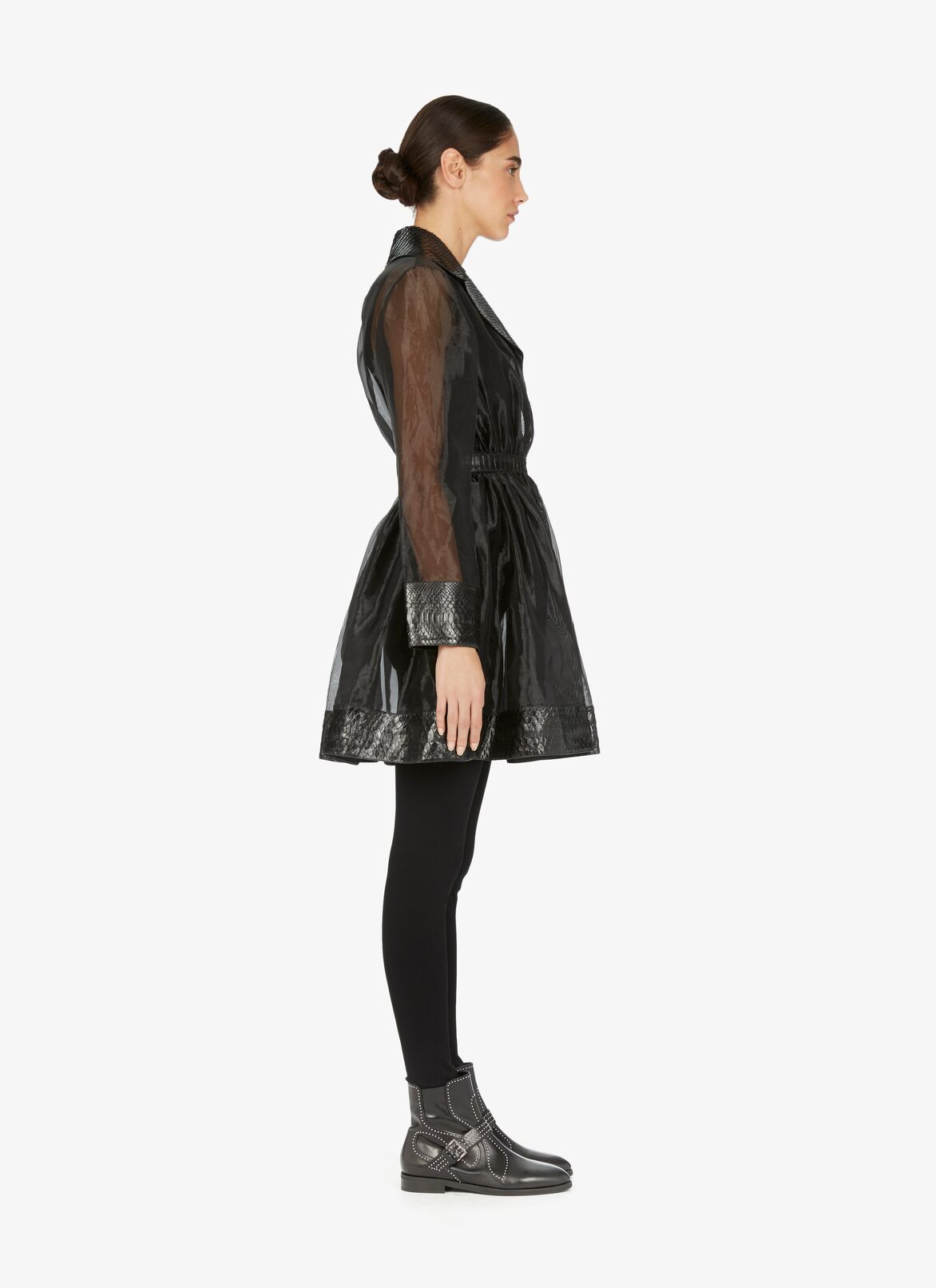 Alaïa Edition 1990 Organza And Python Wrap-Effect Dress
 ALAÏA  ALAÏA EDITION 1990 ORGANZA AND PYTHON WRAP-EFFECT DRESS